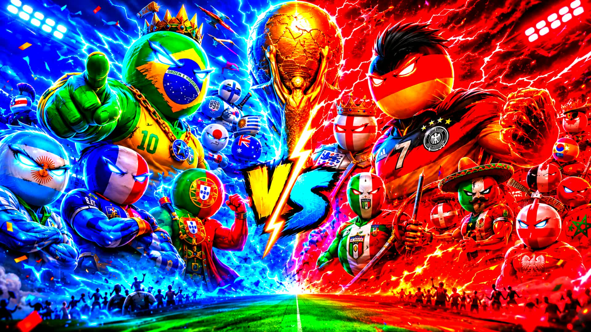 WORLD CUP RED VS BLUE 🔴🔵