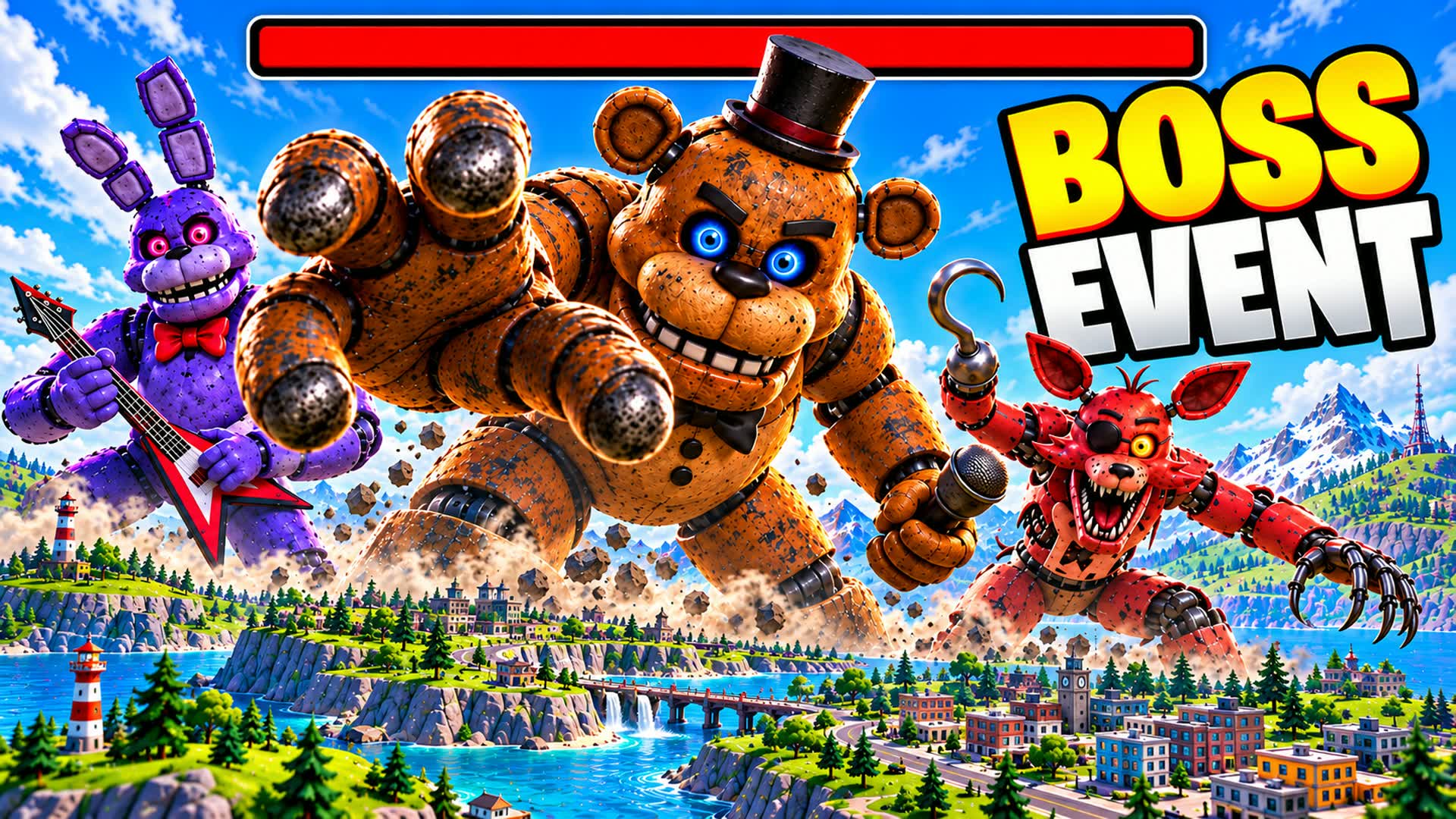 👹Freddy Trio Boss Battle 🔥