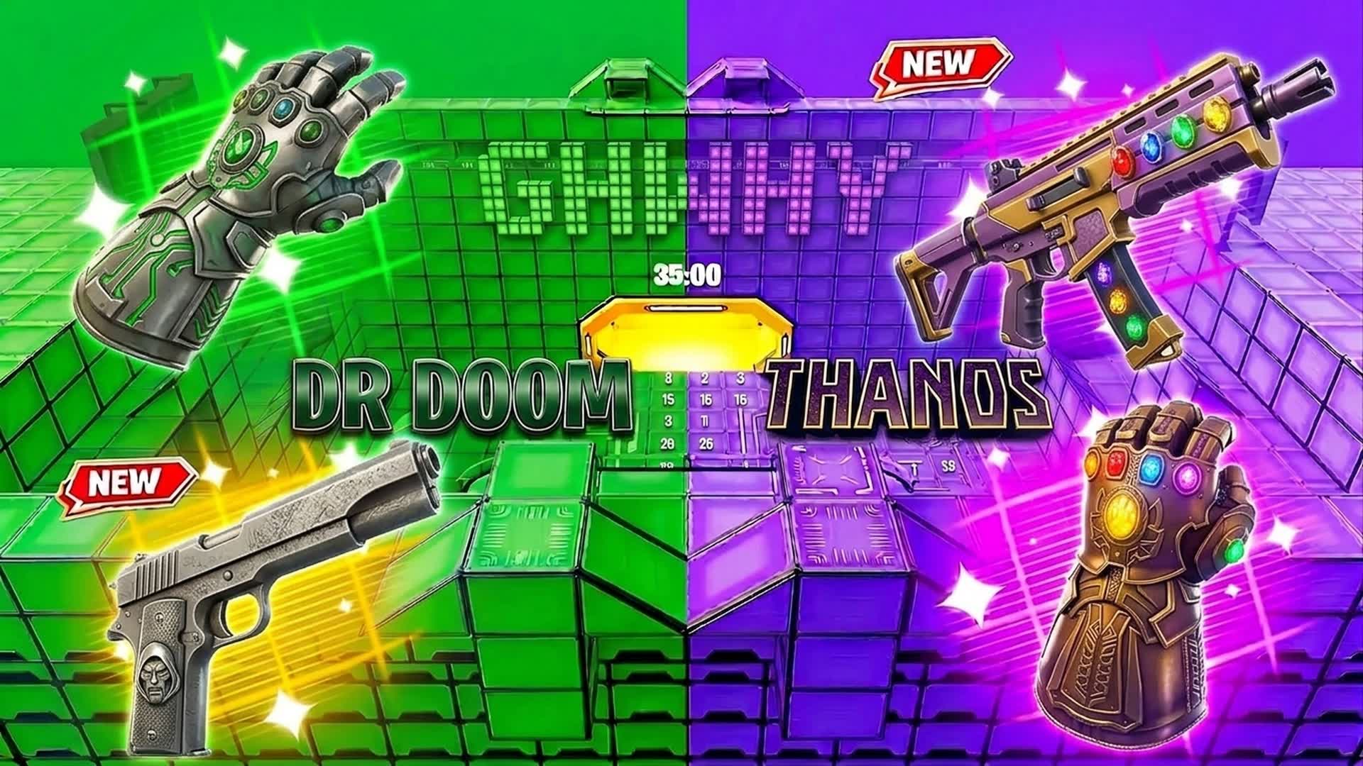Mega Green vs Purple