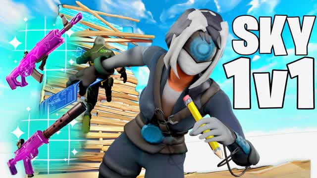 1v1 Buildfights - in Sky