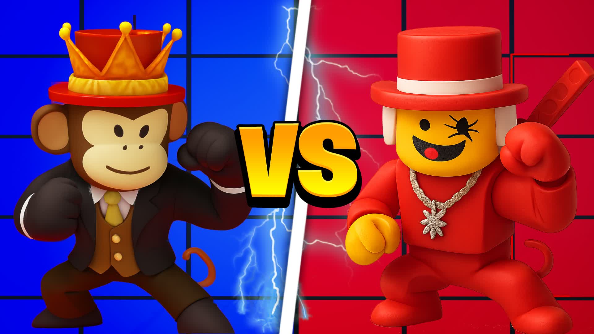 CRAZY SAMMY VS JANDEL RED VS BLUE 🔴🔵