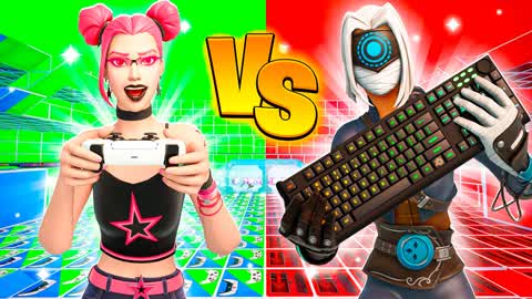RED VS BLUE 1V1 CONTROLLER VS PC 🔴🔵