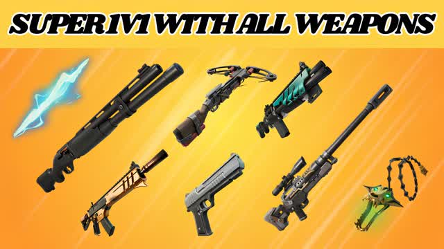 🔫SUPER 1V1 WITH ALL WEAPONS🔵