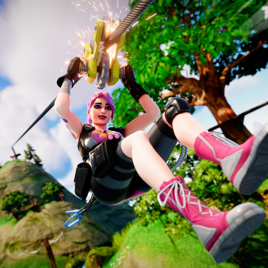 ZIP LINE DEATHRUN 1671-0927-2040 by gabystudios - フォートナイト
