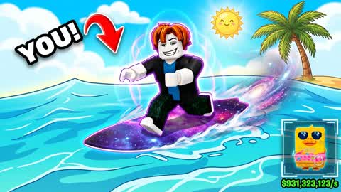 Surf for Lucky Blocks Fortnite