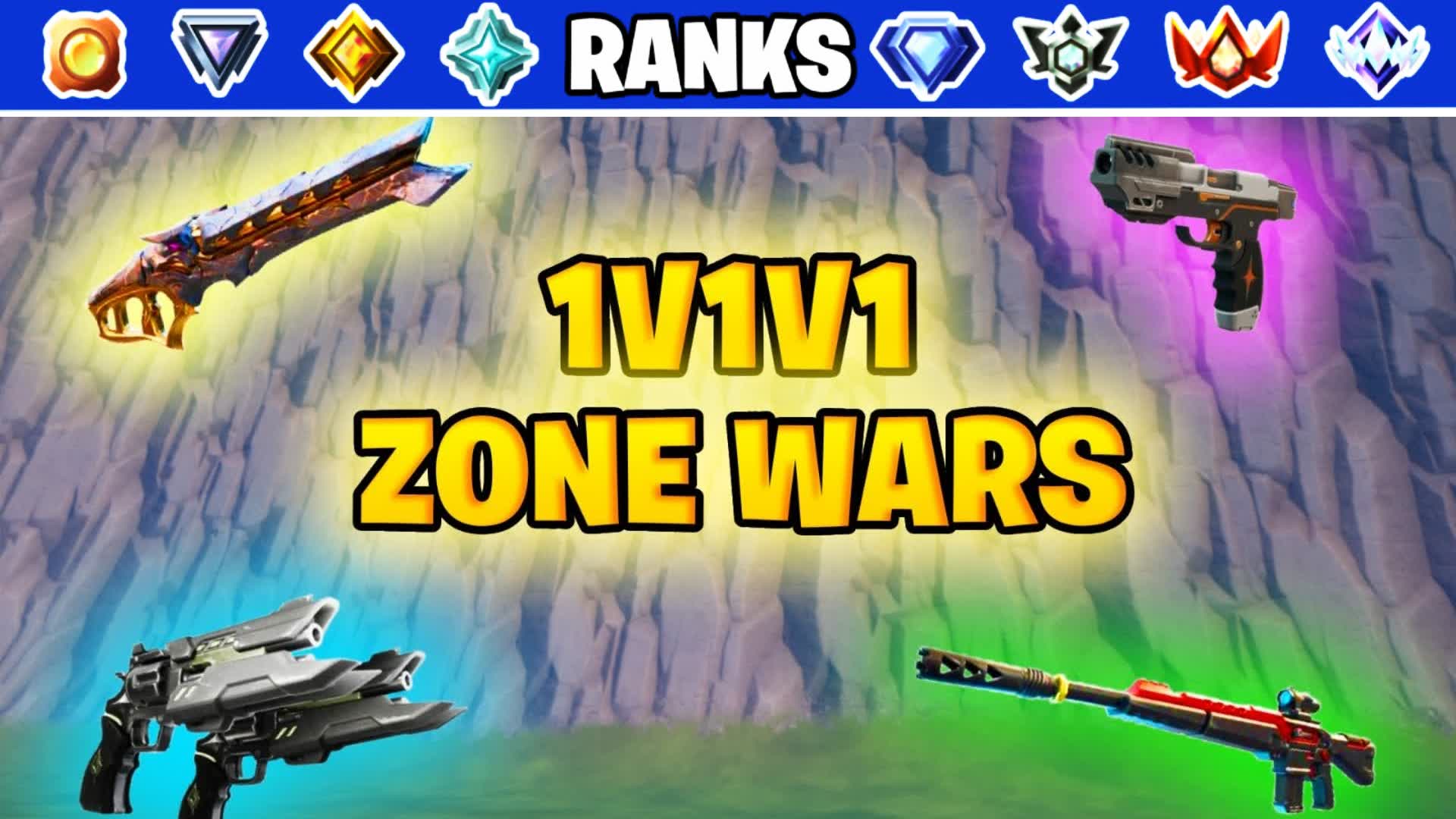 🥇 1V1V1 ZONEWARS RANKED 💥