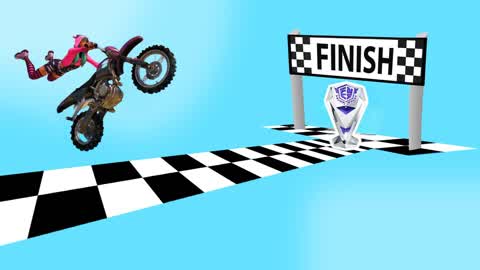 Obby On A Bike 2 Fortnite! 🏁