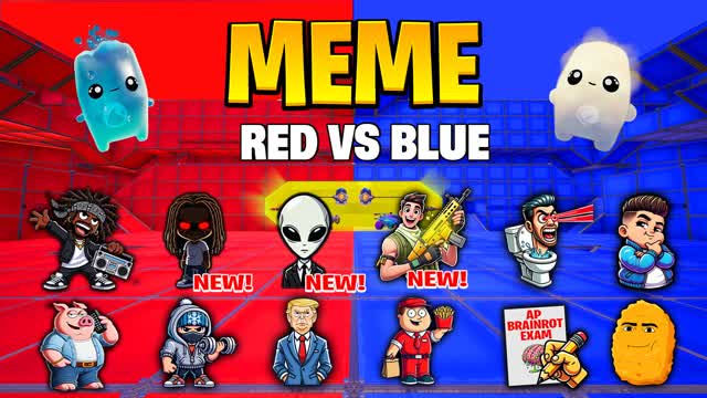 🤪 MEME RED VS BLUE 🔴🔵