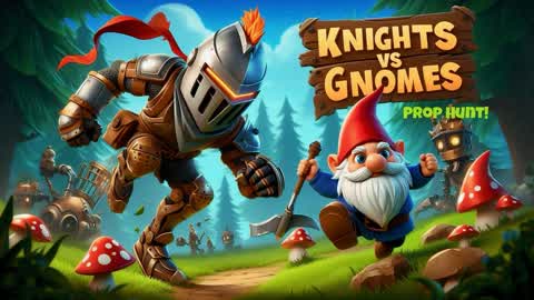 Knights Vs Gnomes! Hide&Seek! Prop Hunt!