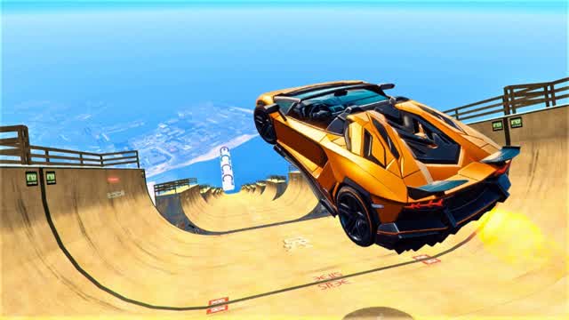 IMPOSSIBLE CAR MEGA RAMP