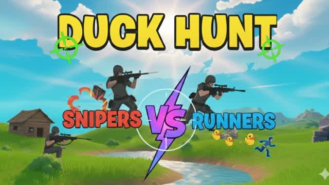 DUCK HUNT: 🎯SNIPERS VS RUNNERS🏃