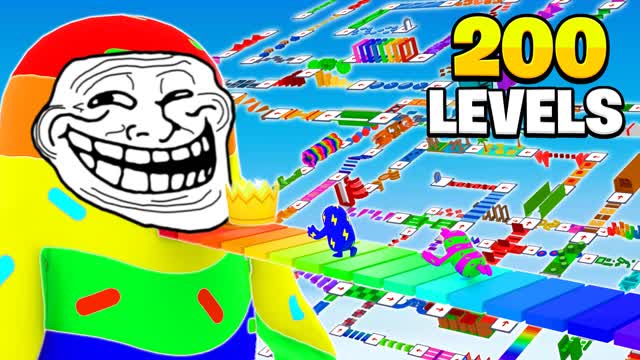 Capture 1 – 😈 CRASHOUT OBBY FALL GUYS 200+ PARKOUR!