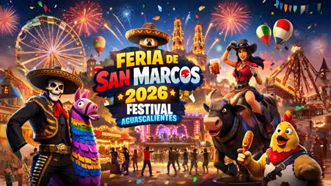 FERIA de SAN MARCOS 2026 🎡 FESTIVAL MX
