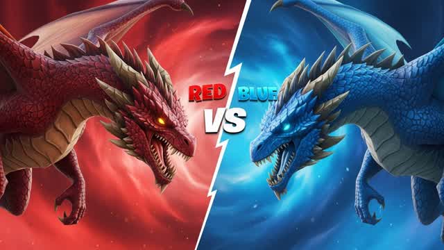đŽ RED DRAGON VS BLUE DRAGON đ”