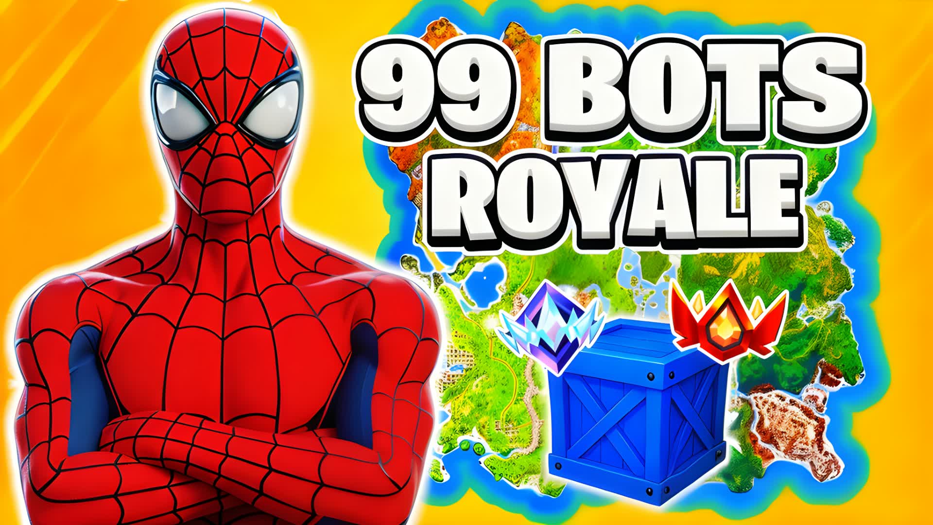 99体のボットによるサバイバルロイヤルガンゲーム