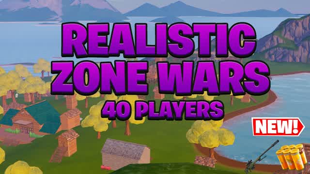 Realistic Zone Wars (40 Players)