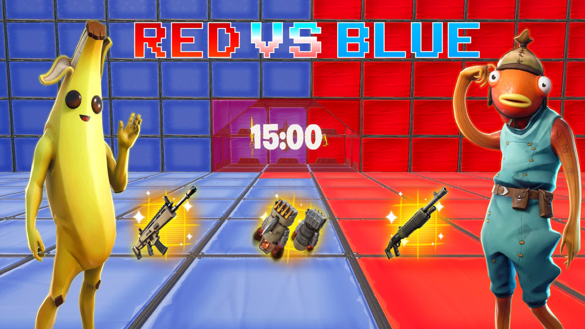 💯 COLOSSAL RED VS BLUE🔴🔵 2572-9978-2759 by iceduck - Fortnite Creative ...