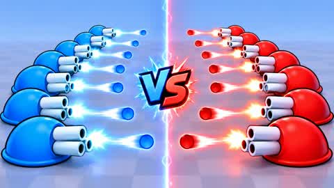 Red vs Blue Tanks 8v8