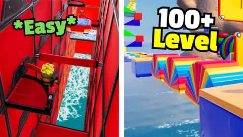 Easy Parkour Deathrun & OBBY 100+