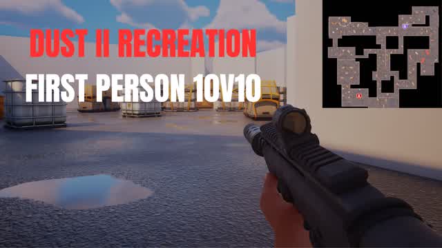 Dust II recreation 10V10