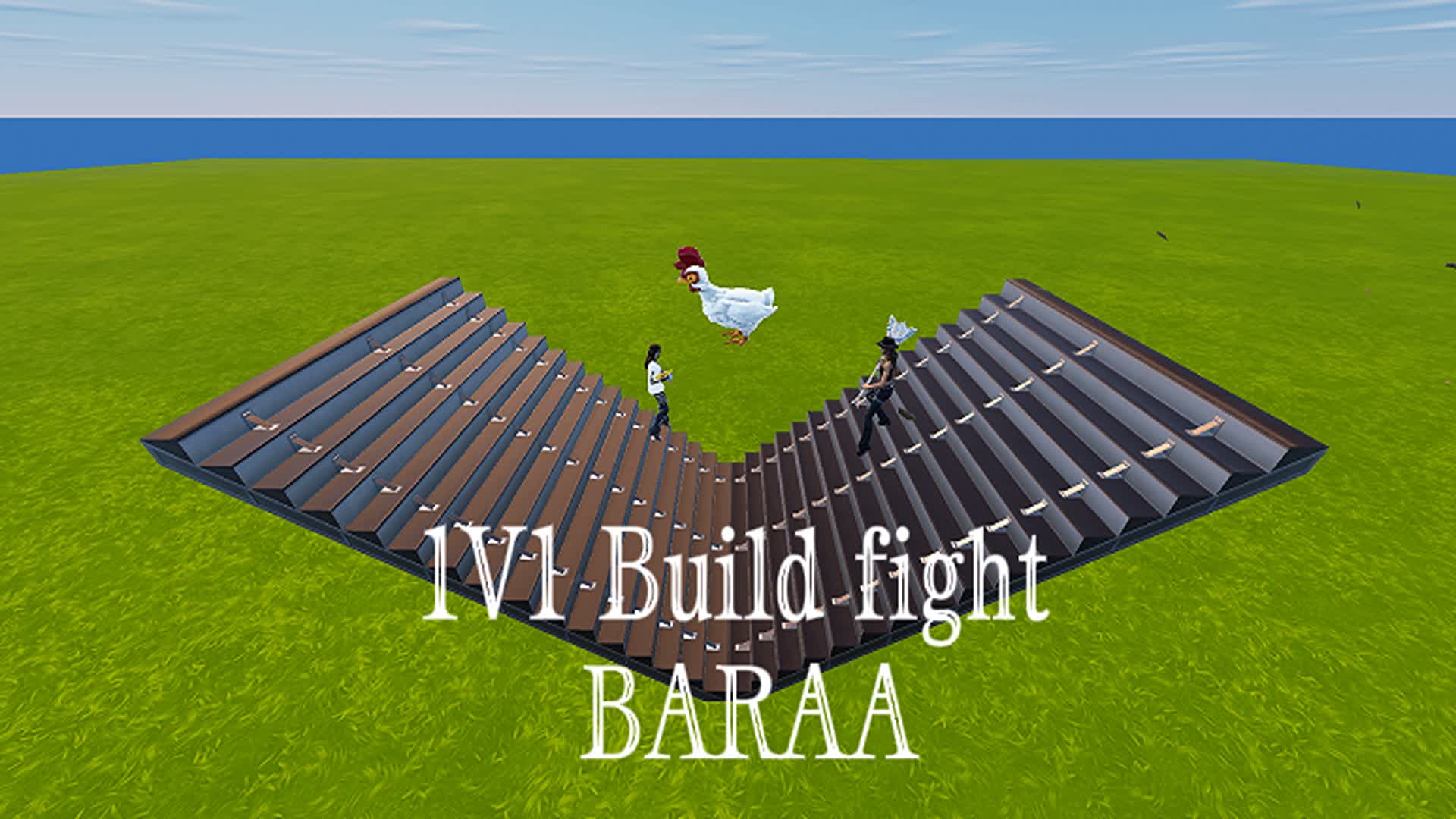 [22Baraa] 1v1 build fight