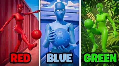⚽ FOOTBALL RED VS BLUE VS GREEN 🏆