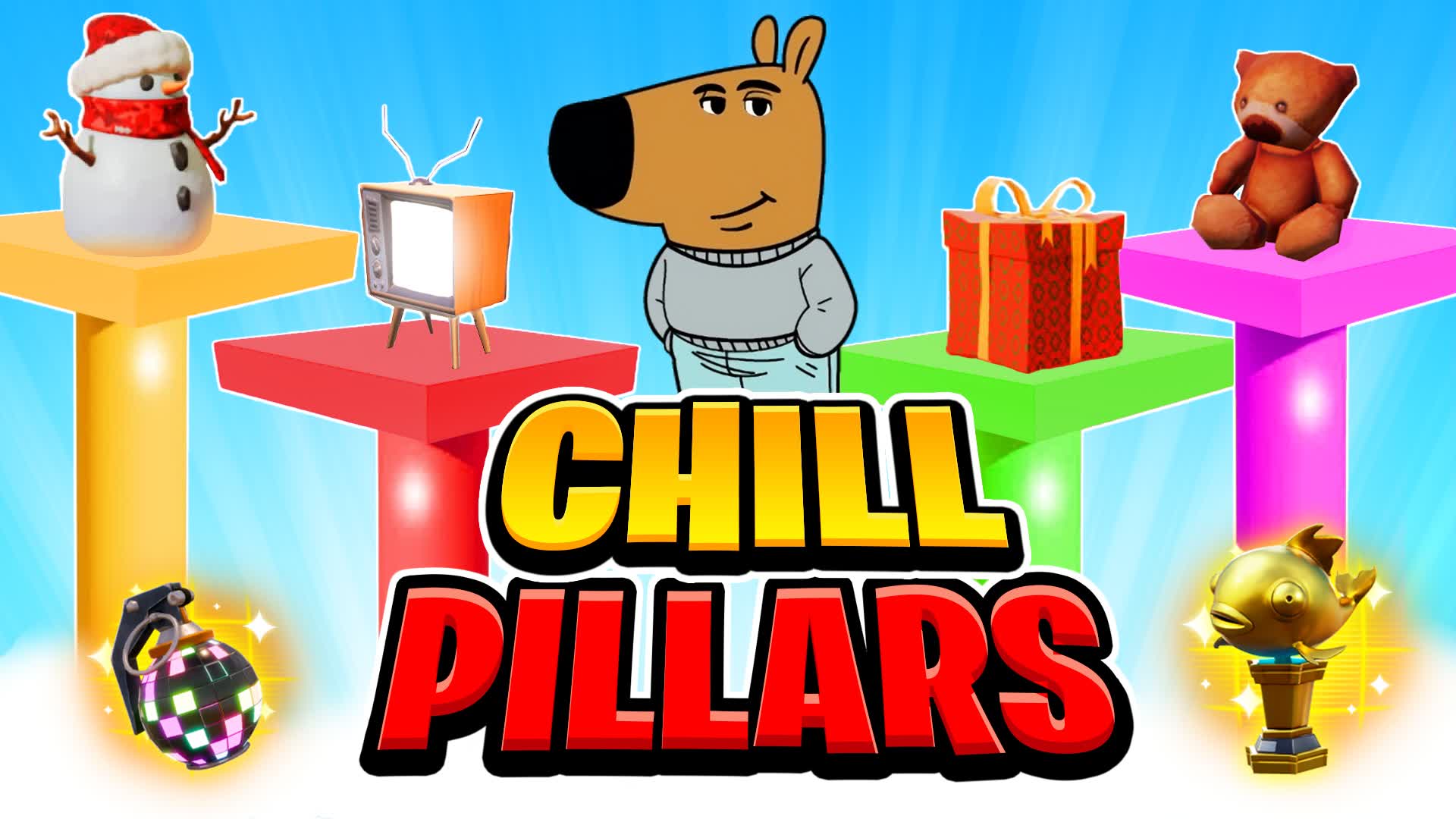 CHILL GUY PILLARS 4804-6819-2637 by highlevelnoob - Fortnite