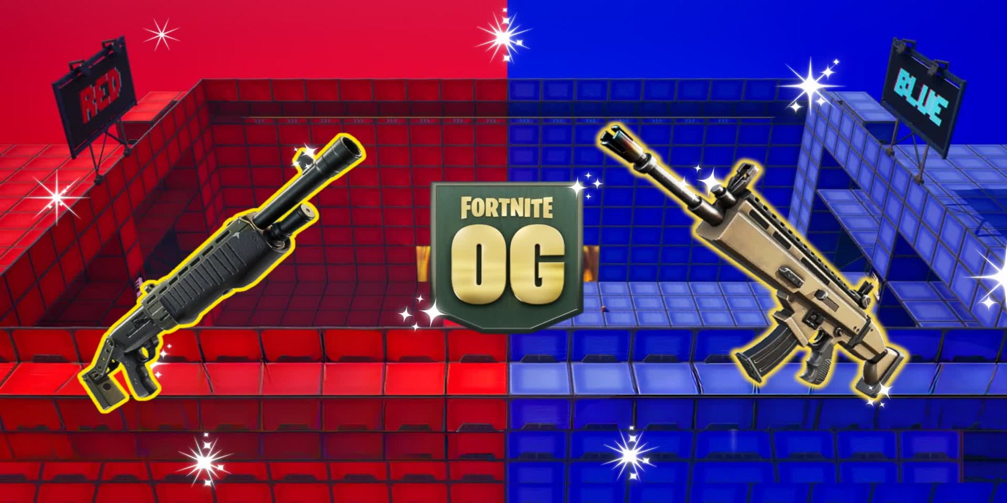OG RED VS BLUE 🔴🔵 2422-1188-9688 by cg.studios - Fortnite Creative Map ...