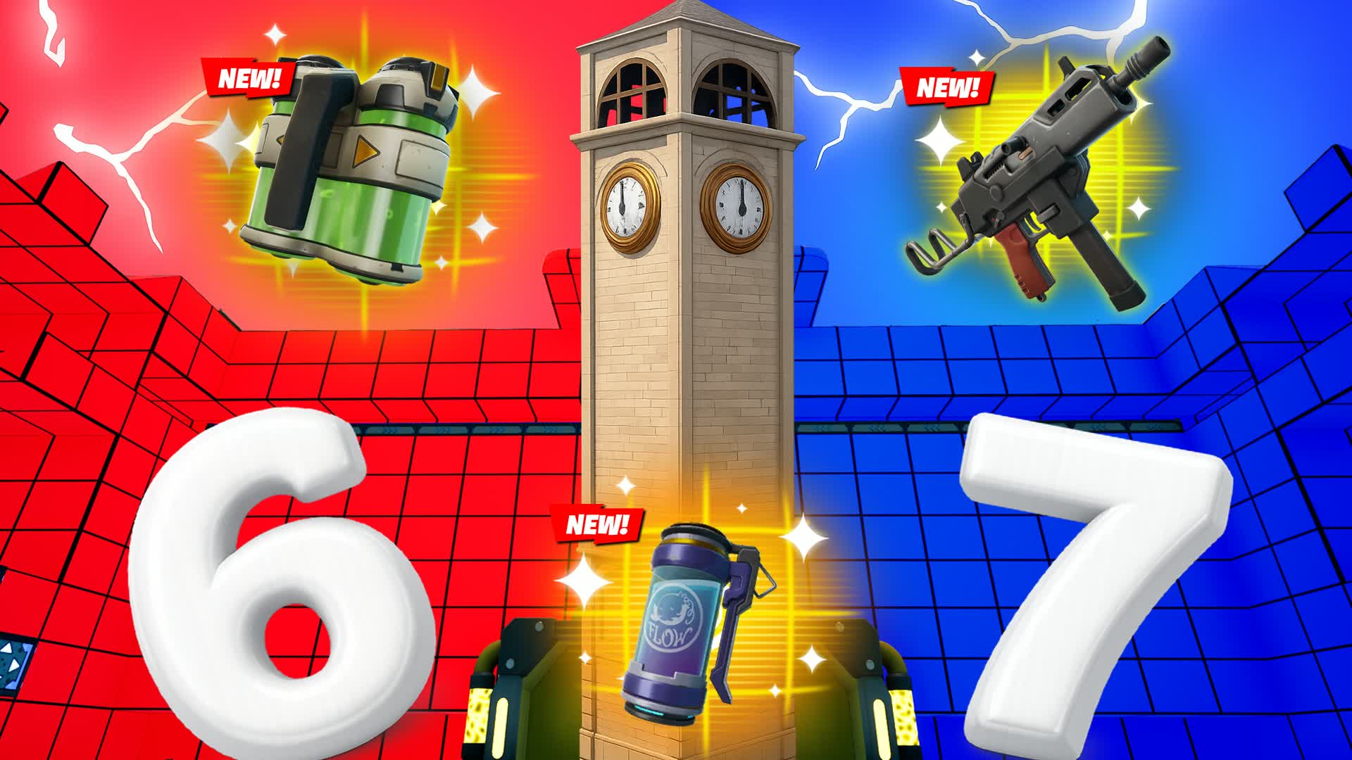 SUPER RED VS BLUE 🔴🔵 OG 6/7