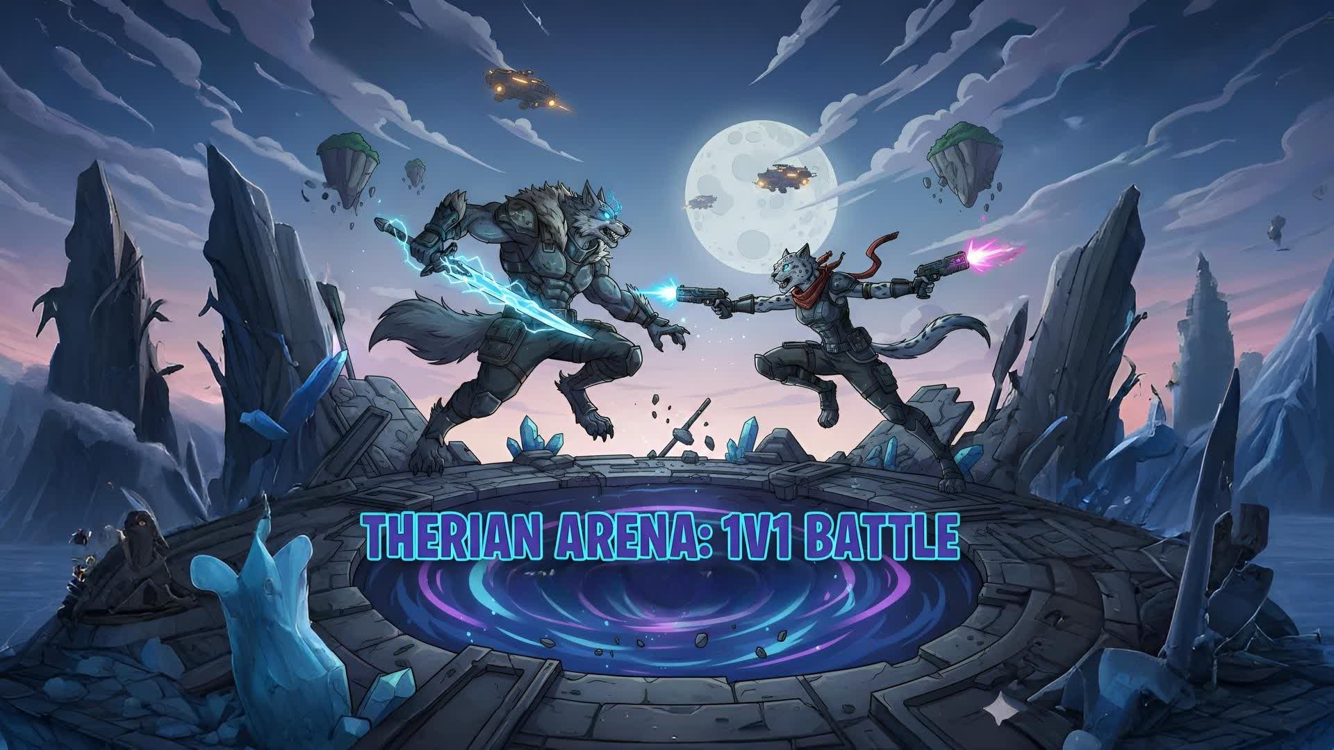 🦊 THERIANS 1v1 FIGHT 💥 CRAZZY BATTLE