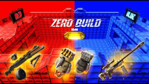 CRAZY RED VS BLUE 🔴🔵 ZÉRO BUILD