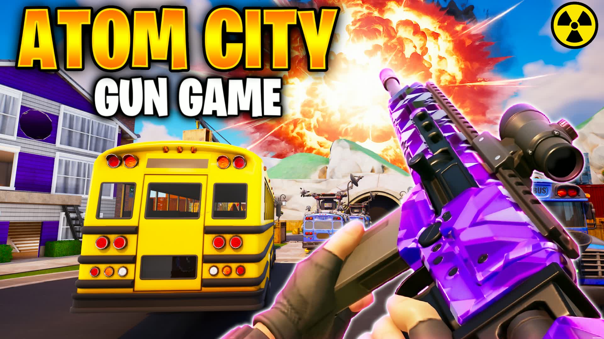 ATOM CITY ガンゲーム 核爆弾 🔫
