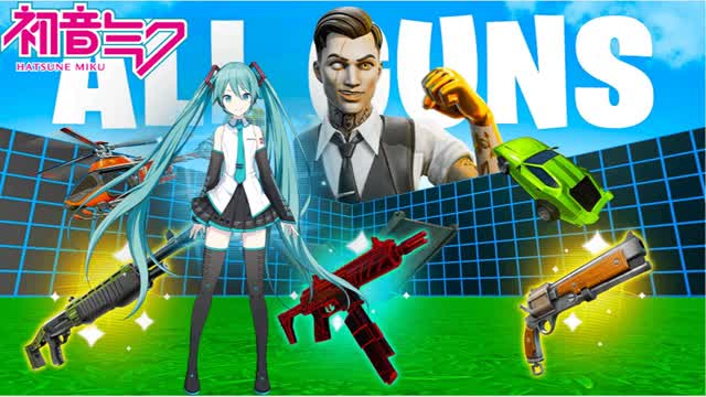 HATSUNE MIKU 1V1 ALL GUNS