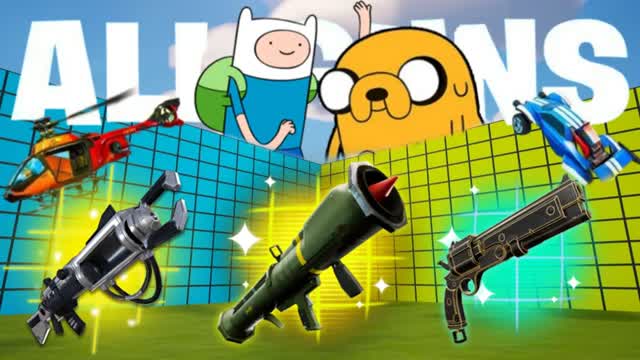 Finn VS Jake &ALL GUNS 1V1