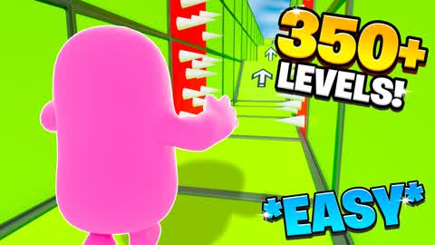 EASY PARKOUR 350+ FALL GUYS