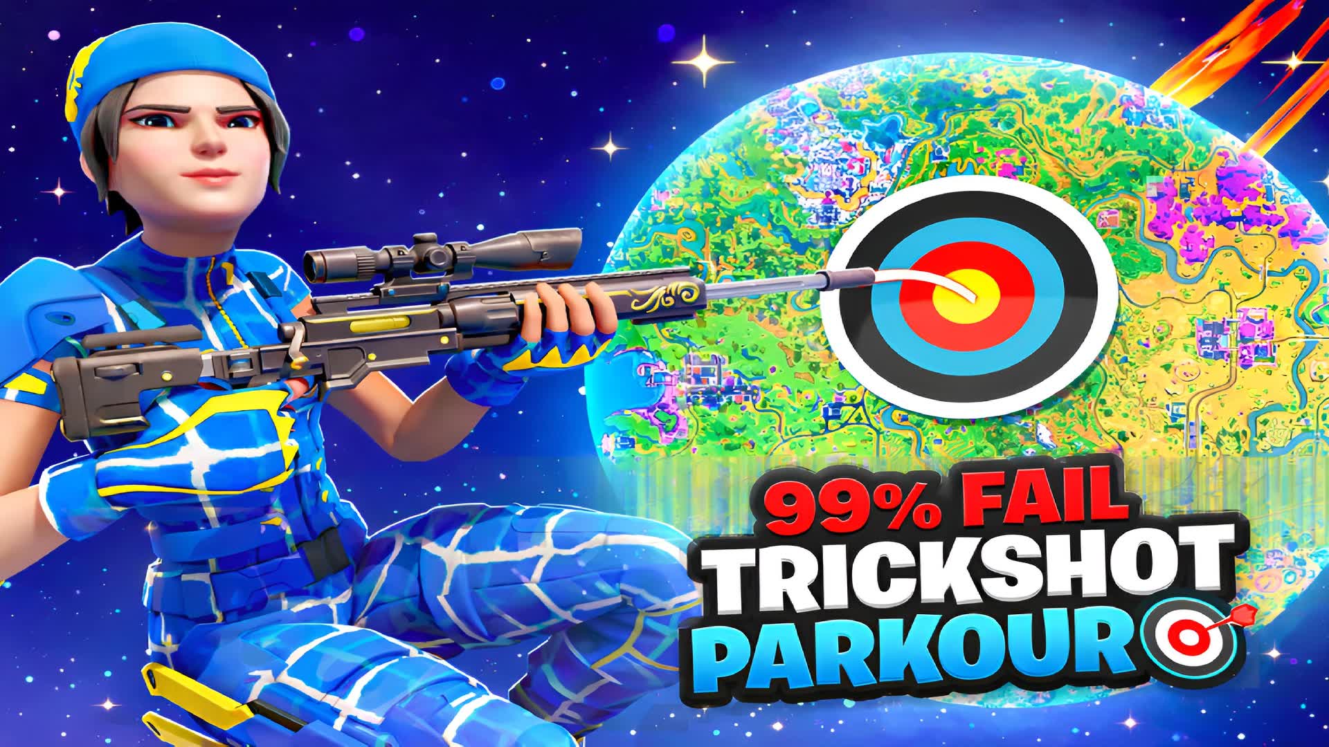 👉99％トリックショット失敗パークール🎯