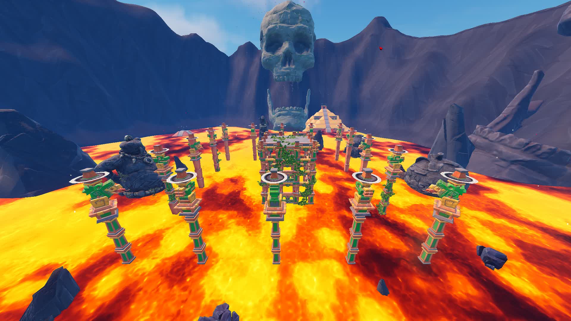 Flaming Pillars