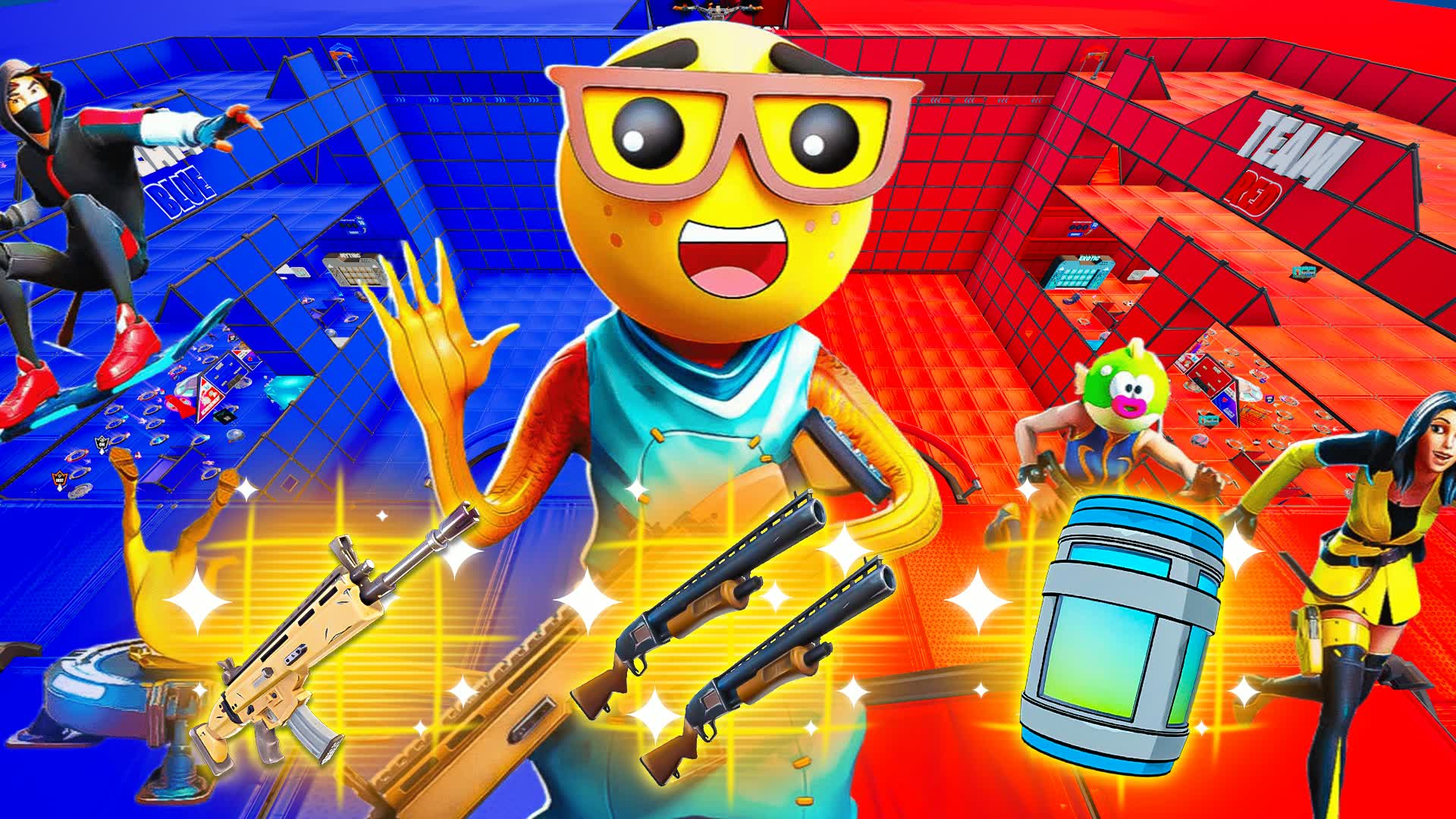 GOATED コンソール対PC⭐️レッド対ブルー🔴🔵