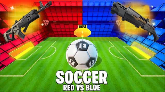SOCCER RED VS BLUE