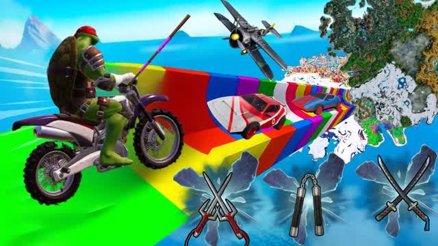 RAMP TMNT GAMES 🕹️CITY NEW MONSTERS