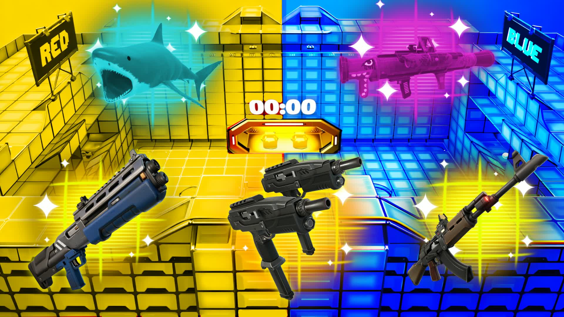 ゴールド レッド VS ブルー