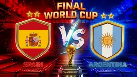 😨SPAIN VS ARGENTINE🐐 FINAL WORLD CUP