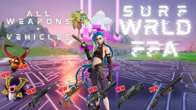 🏄♂️ SURF-WRLD FFA - ALL WEAPONS 🏄♂️