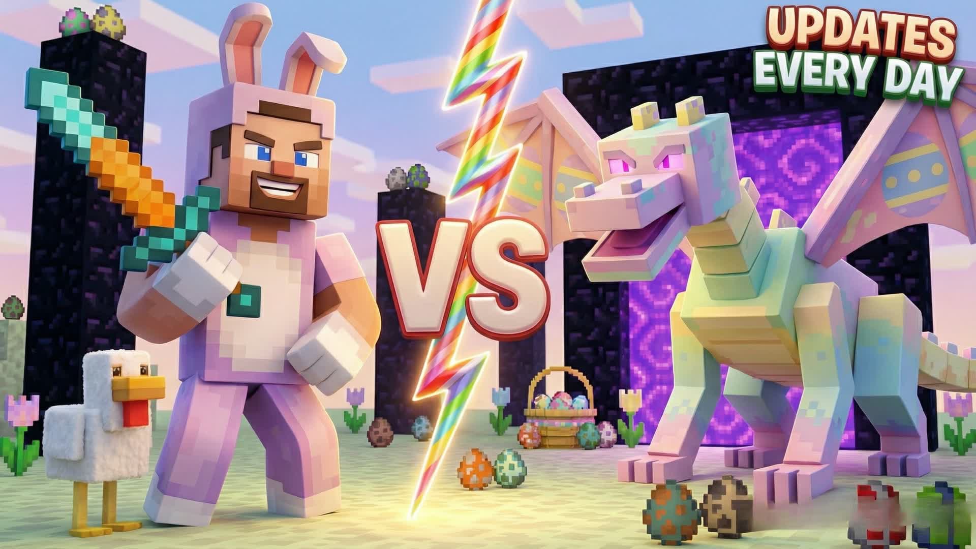 MINECRAFT 🏆赤対青🔴🔵