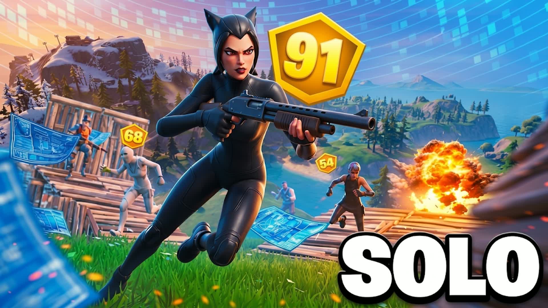 SOLO 50 PLAYERS LATEGAME (CUP FORMAT)