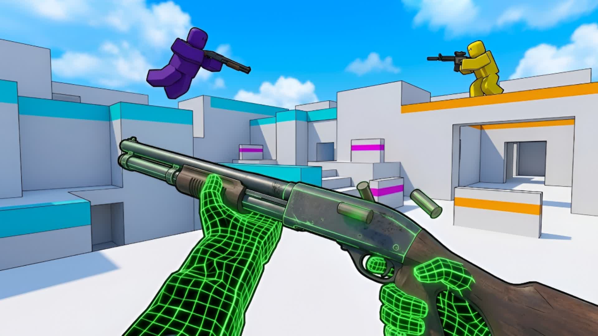 RED VS BLUE 🔴🔵 AURA 100 ALL WEAPONS 🔫