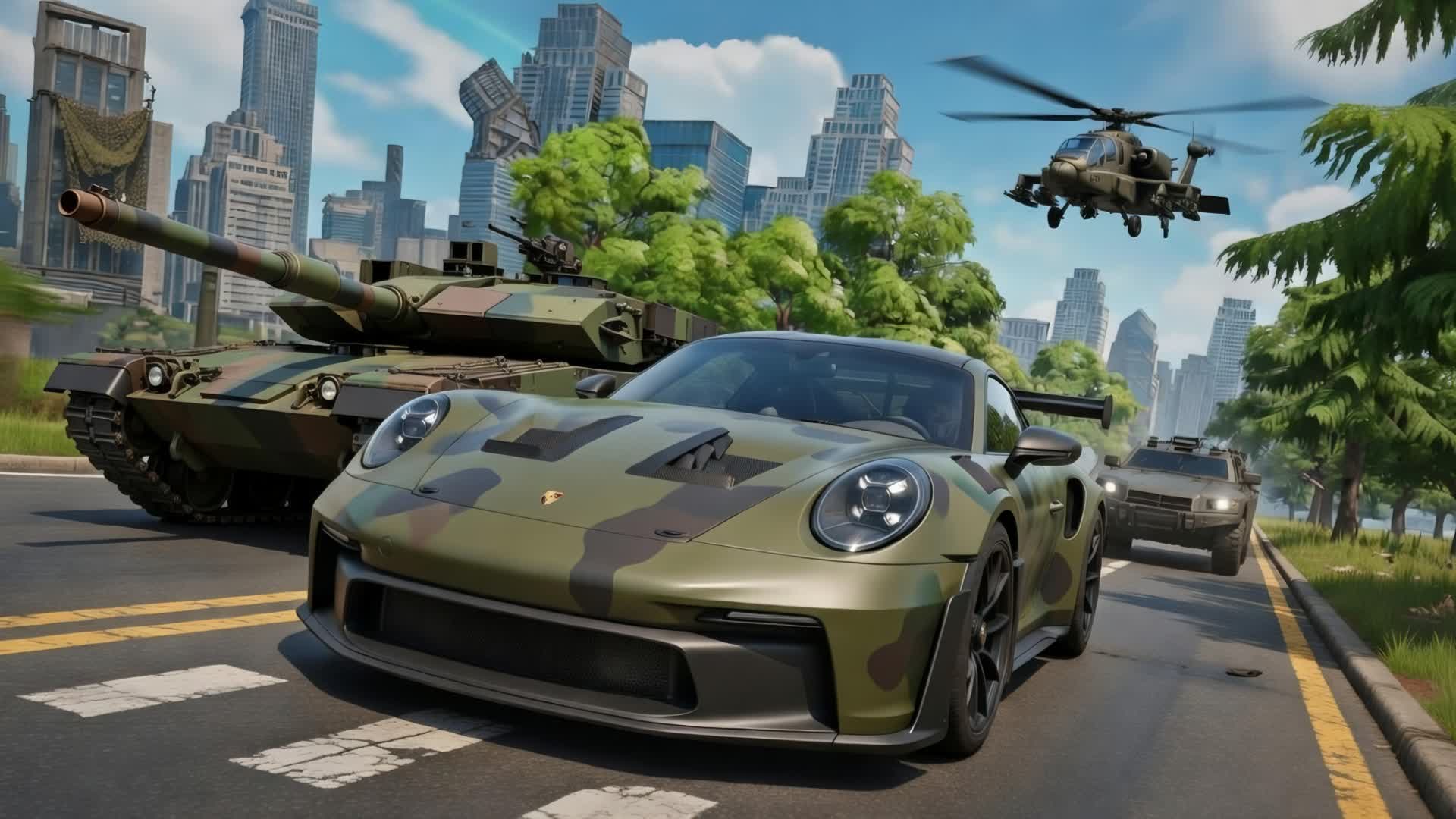 🧟ゾンビサバイバル🧟ドライブシティのフリーフォーオール