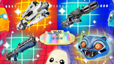 CRAZY K-POP RED VS BLUE 50+ GUNS