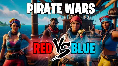 Pirate Wars Red vs Blue
