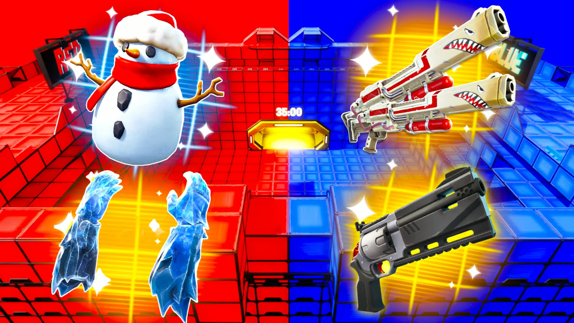 RED VS BLUE red fight